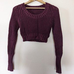 Crop top sweater, size small